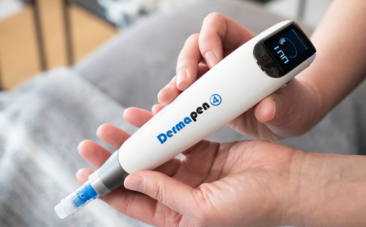 The Dermapen 4 Microneedling device 