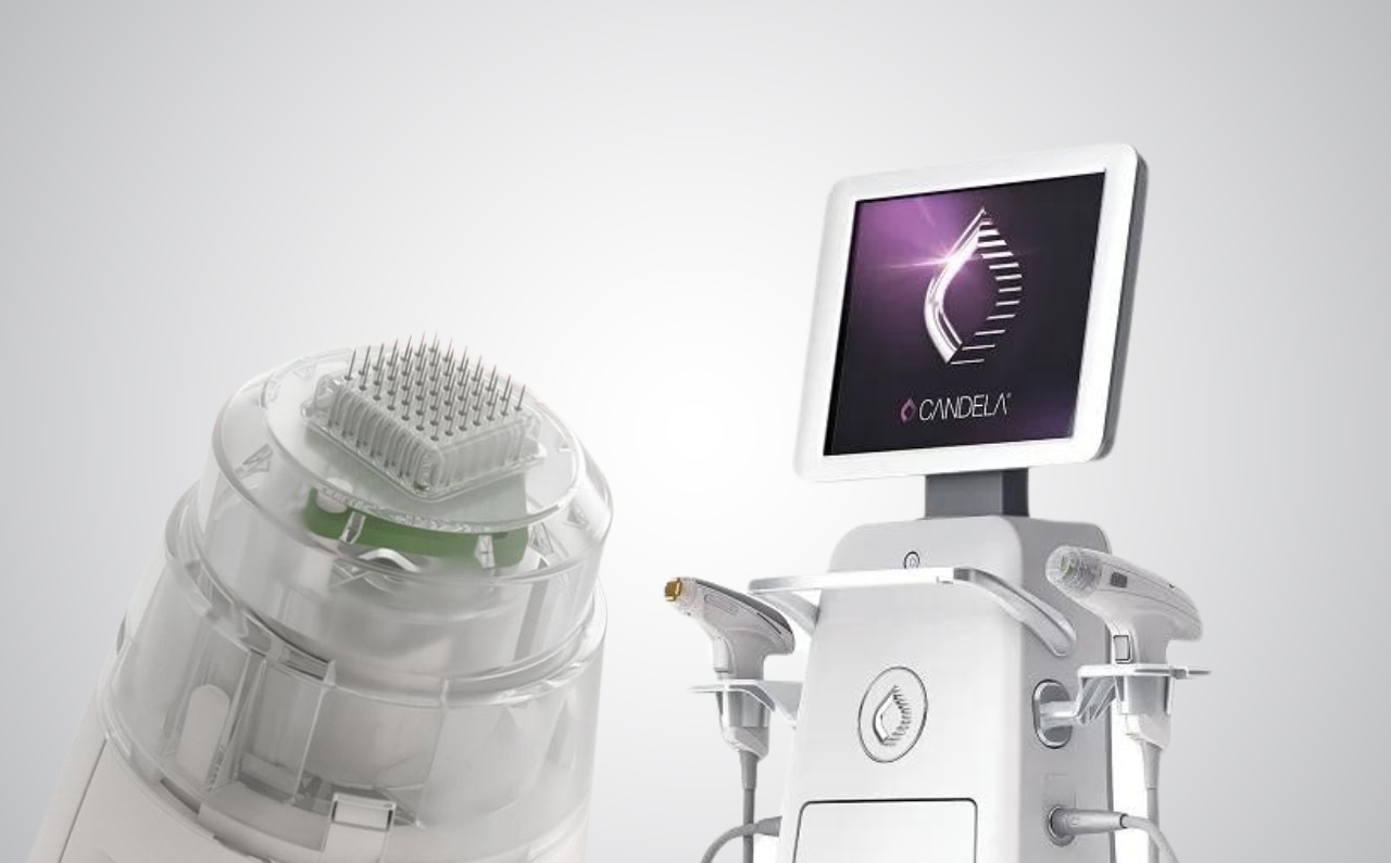 Profound Matrix device and its applicator, showcasing the technology used for advanced skin treatments.